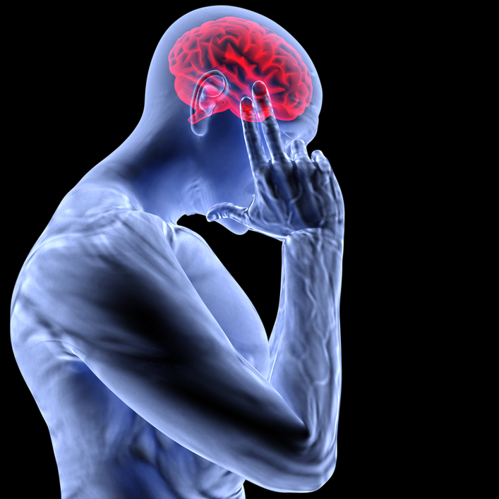 Image depicting headache pain or migraine pain